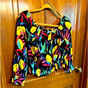 Tabitha Brown for Target lemon print top